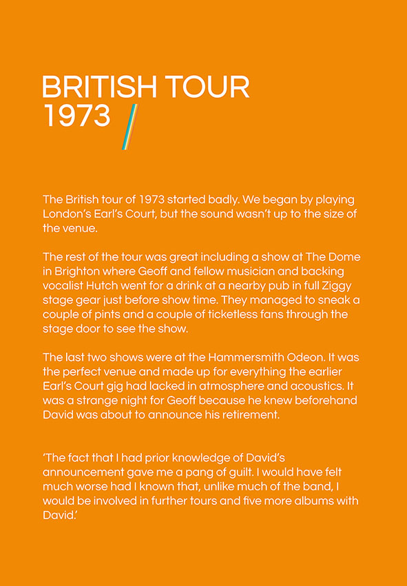 Text panel 4: British Tour 1973